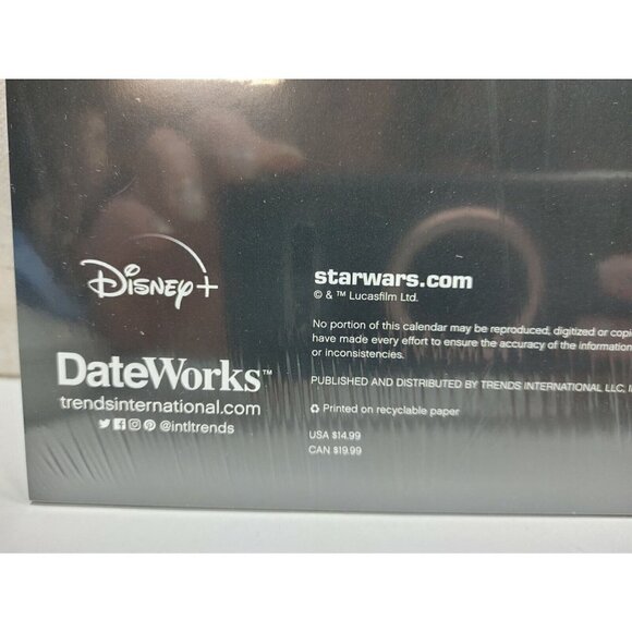 Star Wars The Mandalorian Ahsoka Tano Disney Lucasfilm 2021 Wall Calendar - Picture 4 of 8